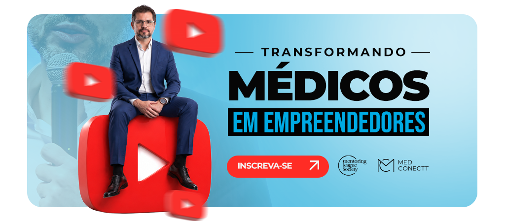 Descubra como transformar sua carreira médica em um negócio lucrativo. Inscreva-se no canal MedConectt e acesse conteúdos exclusivos sobre empreendedorismo médico.